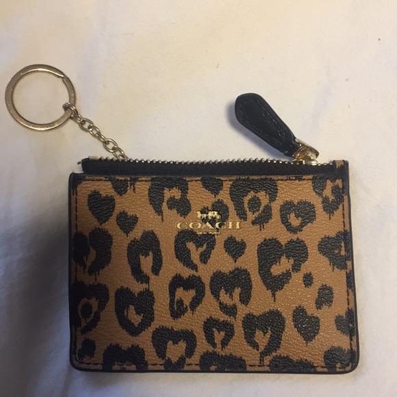 Coach key chain wallet